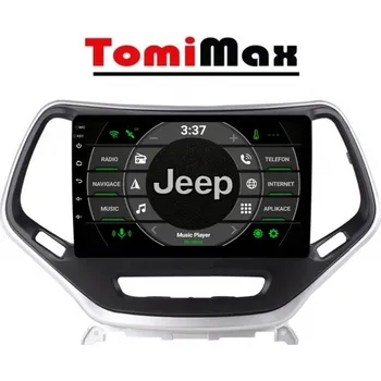 Autorádio TomiMax Jeep Cherokee 2015 Android 14 autorádio s WIFI, GPS, USB, BT HW výbava: 4 Core 1GB+16GB LOW, Velikost obrazovky: Dotyková obrazovka: 10,1"