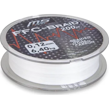 Saenger - MS Range šňůra FFC-Braid 0,11 mm 200 m čirá