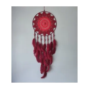 Lapač snů Lapač snů - Stínový strážce vínový 30 x 90 cm