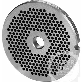 Příslušenství k mlýnku Zico Řezná deska Enterprise 22/3, šajba 010603 do masomlýnku, 2291154 (ZICO 2291154 - 010603 Šajba do masořezky velikost 22, díry 3 mm)