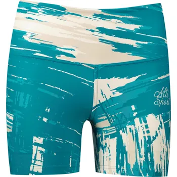 Dámské kalhoty Dámské krátké legíny premium ALTISPORT VOJ/ALW010LEG03 PETROLEJOVÁ/HNĚDÁ M