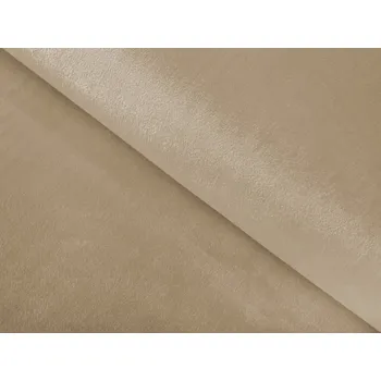 Sametová látka Velvet Premium SVP-026 Kávově béžová - šířka 145 cm