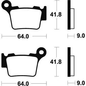 Brzdová destička Přední brzdové destičky SBS 791RSI - Gas Gas MC 65, 65ccm - 23-23