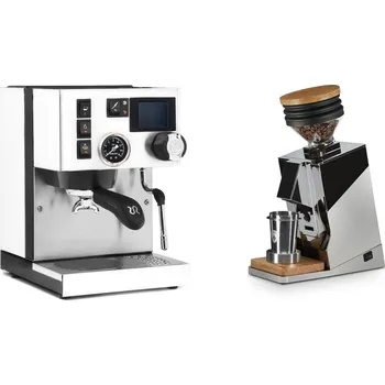 Kávovar Rancilio Silvia BC PID, white + Eureka Mignon Single Dose,…