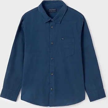 Chlapecká košile Chlapecká modrá manšestrová košile Mayoral 7186