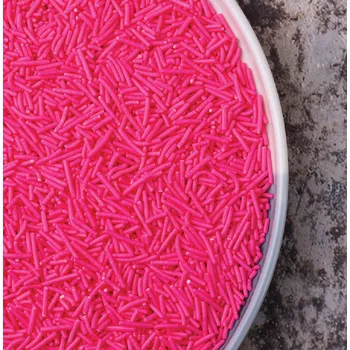 Jedlá dekorace na dort Lucie´s Sprinkles Jednobarevné tyčinky - nespočet barev k dispozici balení 55g Gluten free✨ Barva: Hnědá