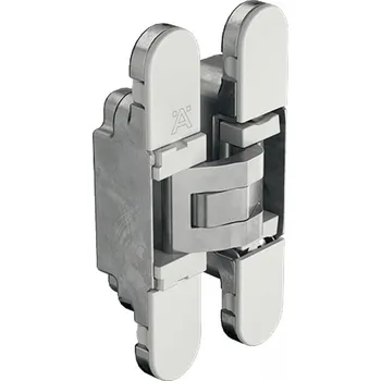 Nábytkové kování Häfele 3D frézovací závěs pro skryté dveře od 18 mm / Bílý