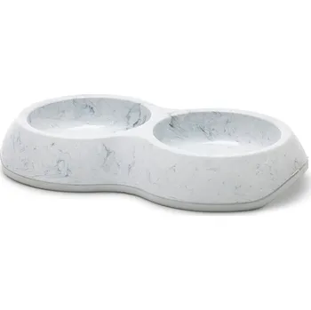 Miska pro psa 2x200ml Savic miska na krmivo Delice Double Marble