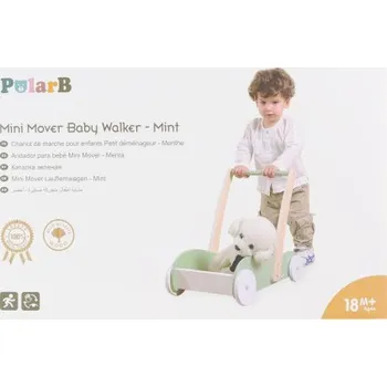 Dětské chodítko Dřevěné chodítko zelené