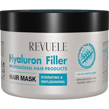 Vlasová regenerace Revuele Hyaluron Filler maska na vlasy, 500 ml