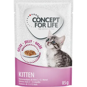 Krmivo pro kočku 48x85g Concept for Life Kitten - v želé