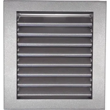 Větrací mřížka LAgrid s.r.o. Větrací kovová lamelová mřížka 20x21 Exteriér Bílá