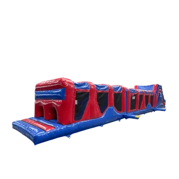 Skákací hrad Ninja překážková dráha | Kvalitní výroba | Nafukovací parkour dráha 19,5m
