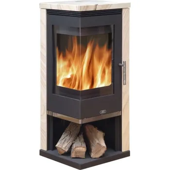 Krbová kamna Krbová kamna ABX Admiral černý, pískovec