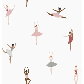 Tapeta Dětská vliesová tapeta s baletkami, 139535, To the Moon and Back, Esta Home