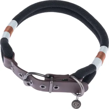 Obojek pro psa Nomad Tales Spirit obojek ebony - velikost M: obvod krku 40 - 46 cm, Š 35 mm