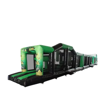 Skákací hrad Ninja nafukovací atrakce| Kvalitní výroba | Nafukovací parkour dráha 27,5m