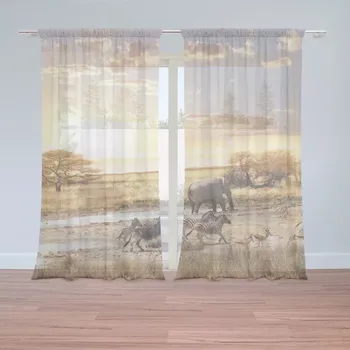 Záclona Záclony Safari: 2 ks - 150x250 cm - Sablio