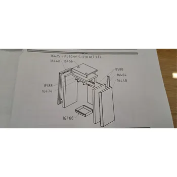 Příslušenství ke kotli Vetim OPLÁŠTĚNÍ - KOMPLETNÍ VČETNĚ IZOLACE pro kotel VIADRUS HERCULES U26 7článek