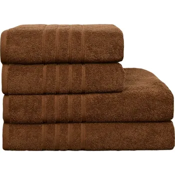Bavlněný ručník a osuška, Finer hnědý