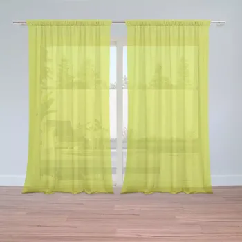 Záclona Záclony Citrónová: 2 ks - 150x250 cm - Sablio