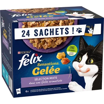24x85g Kapsičky Felix "Sensations" -mix