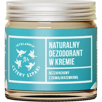 Mydlarnia Cztery Szpaki krémový deodorant bez vůně, 60 ml