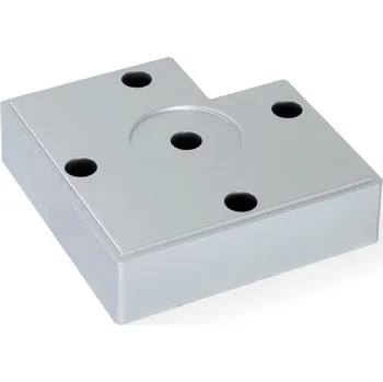 Nábytkové kování Emuca Plastová nožka ALUMIX / Šedá 45 mm