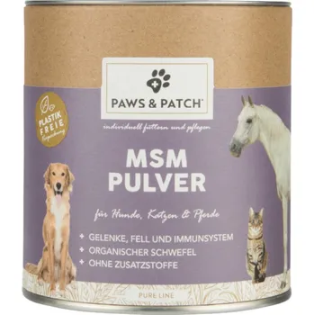 2x400g PAWS & PATCH MSM v prášku pro psy