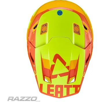 Helma na motorku Náhradní kšilt helmy Leatt Visor Moto 7.5 V23 Citrus