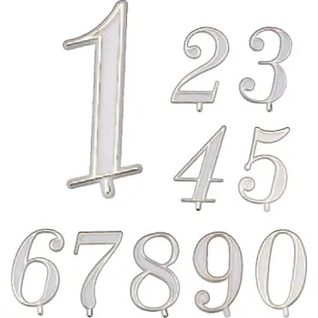 Dortová svíčka Modecor Plastové dortové číslo "6" - balení 100 ks