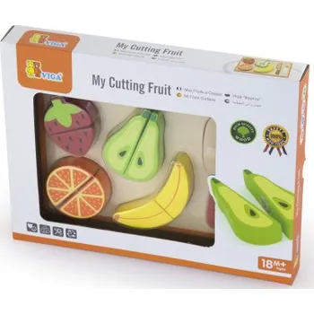 Dětská kuchyňka Dřevěné krájení - ovoce