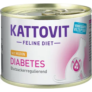 Krmivo pro kočku 6x185g Kattovit Diabetes 185 g - kuřecí