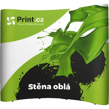 Print.cz Prezentační POP UP stěna Impact oblá, 2x3 (193x222 cm)