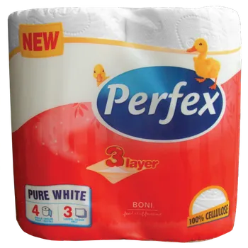 Toaletní papír Toaletní papír Perfex 4, 3vr. celuloza, 4ks