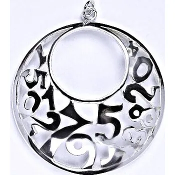 Přívěsek Stříbrný přívěsek číslice - P992 (Stříbrná matematika)