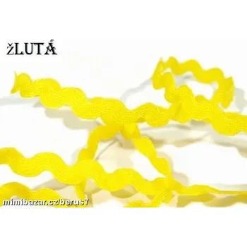 Stuha Lemovka - stuha - stuhy hadovka žlutá