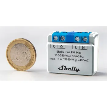 Měřič spotřeby Shelly Plus PM Mini modul pro měření spotřeby