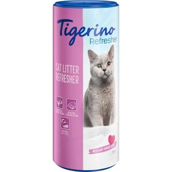 Podestýlka pro kočku 2x700g Tigerino Deodoriser - dětský pudr