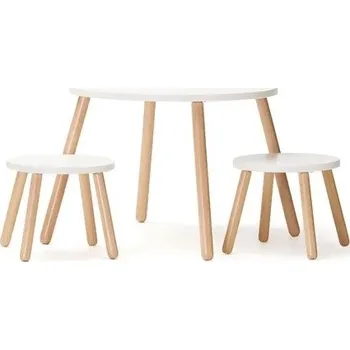 Dětský pokoj Kid's Concept Dětský stůl a židle (stoličky) - bílý set