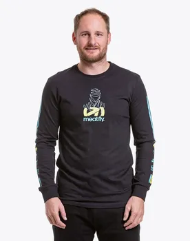 Pánské tričko Meatfly Dakar tričko s dlouhým rukávem modré/černé