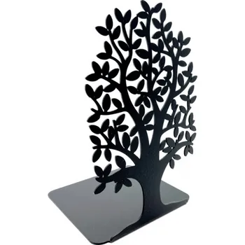 Interex design Držák na knihy TREE / Černý matný