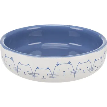 Miska pro psa Trixie keramická miska pro kočky s krátkým nosem - 300 ml, Ø 15 cm