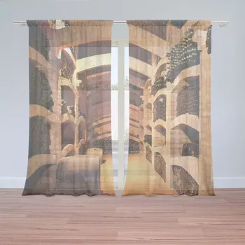 Záclona Záclony Vinný sklep: 2 ks - 150x250 cm - Sablio