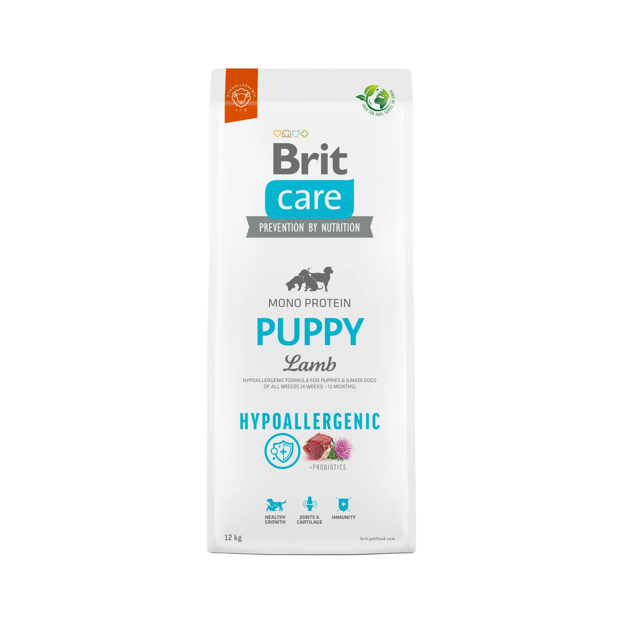 Fotografie 2 - Krmivo pro psa Brit Care Dog Hypoallergenic Puppy Lamb/Rice 12 kg