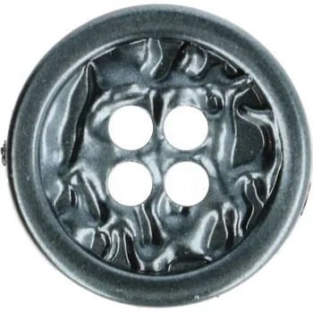 Knoflík Knoflíky kovové reliéfní antracitové 22 mm (Knoflíky kovové reliéfní antracitové 22 mm)