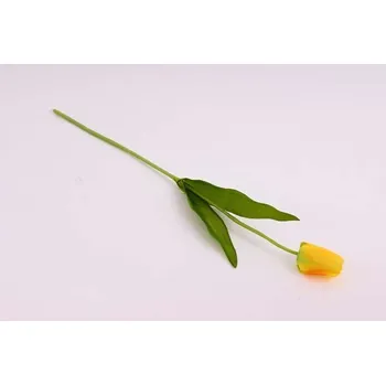 umělá květina Tulipán 48 cm, žlutý