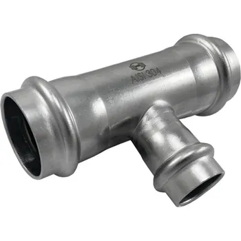 Vodovodní potrubí INOXPRESS T-kus redukovaný 35 x 28 x 35 mm F x F x F X131.352835