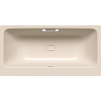 Vana Obdélníková vana KALDEWEI ASYMMETRIC DUO 740 s otvory na madla 80 x 170 cm bahama béžová lesklá protiskluzný povrch 274010210030