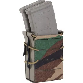 Dvojitá samosvorná sumka Templar’s Gear pro puškové zásobníky AR/M4/SA58/AK, M81 Woodland